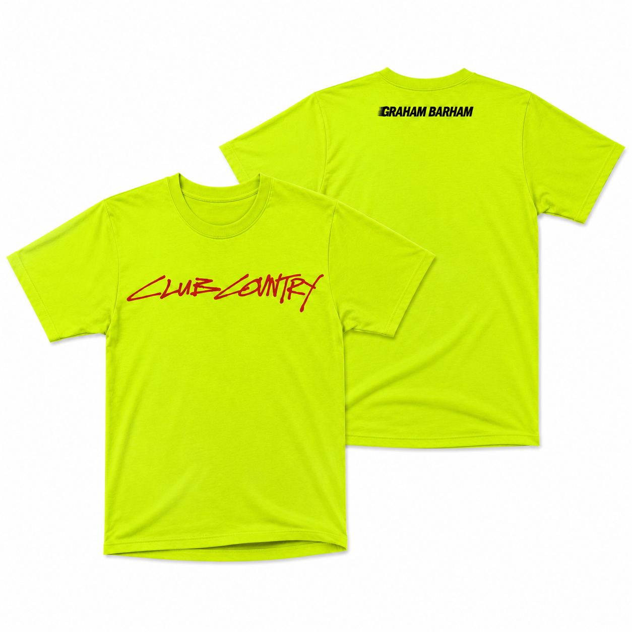 Club Country Lime Green Tee