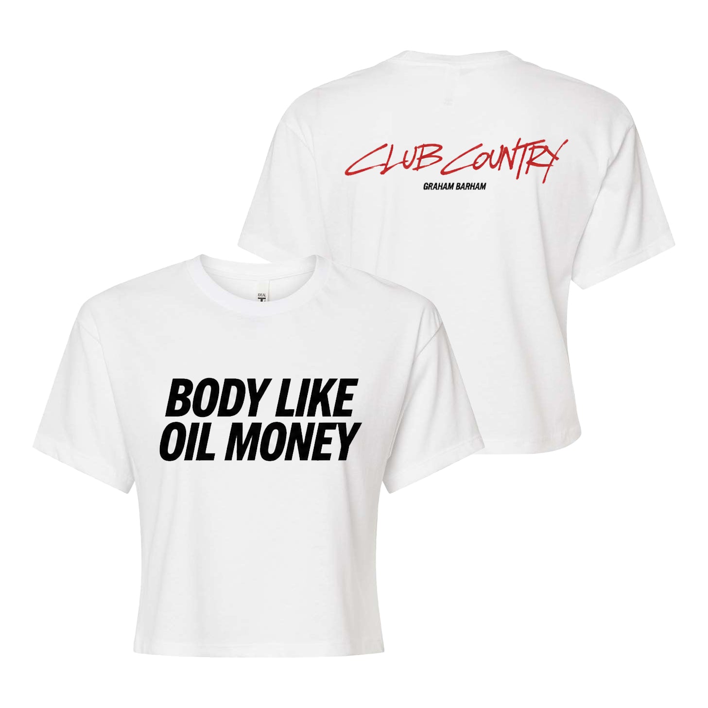 Club Country Ladies Crop Top